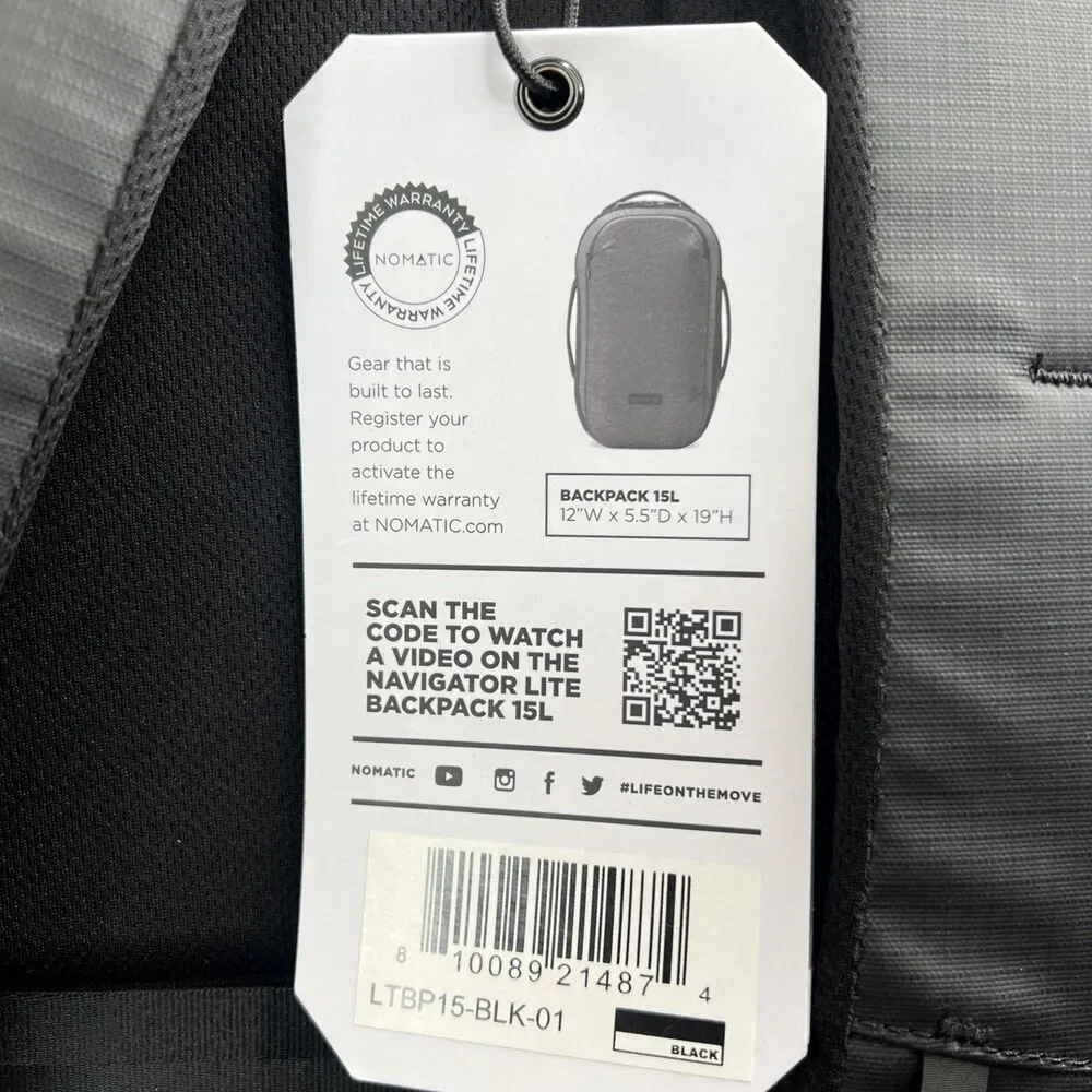 Nomatic Navigator Lite Pack 15L